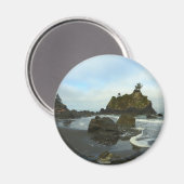 Verborgen strand II in Redwood National Park Magneet (Voorkant / Achterkant)