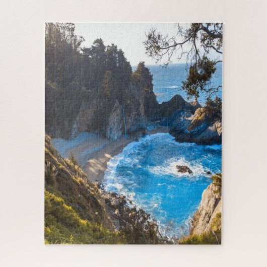 Verborgen strand Paradise Ocean Waves Legpuzzel (Verticaal)