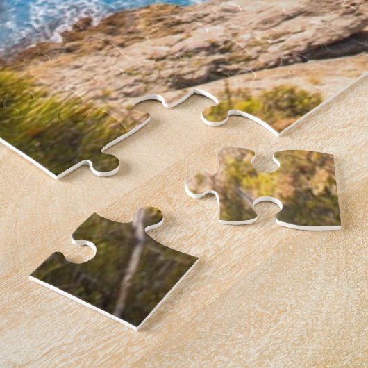 Verborgen strand Paradise Ocean Waves Legpuzzel (Zijkant)