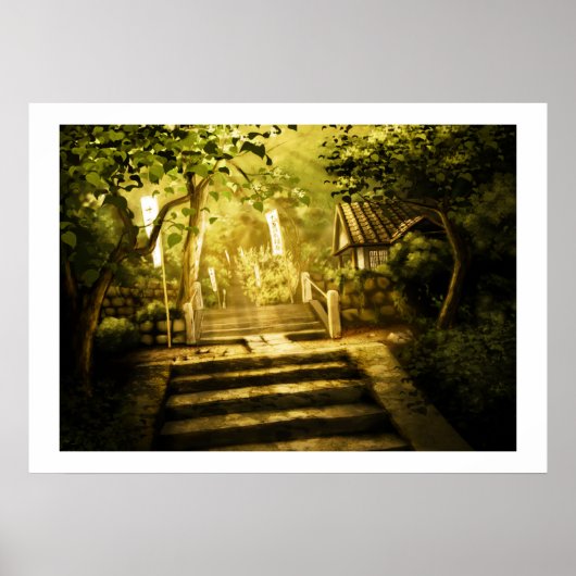 Verborgen tempel poster (Voorkant)