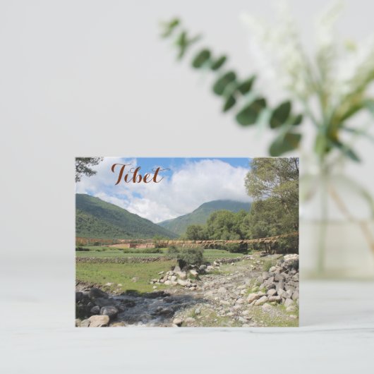 Verborgen Tibetaanse vallei Briefkaart (Staand voorkant)