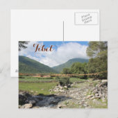 Verborgen Tibetaanse vallei Briefkaart (Voorkant / Achterkant)
