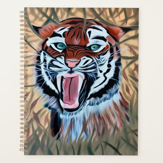 Verborgen tijgerjachttijger planner (Voorkant)