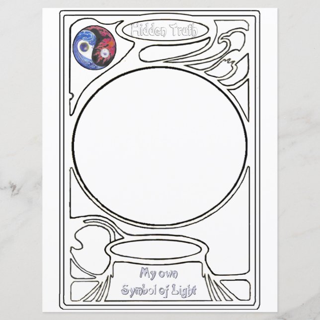 Verborgen Truth Symbol Art (Voorkant)