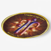 Verborgen Truth Symbol Art Papieren Bordje (Gekanteld)