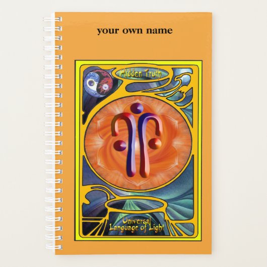 Verborgen Truth Symbol Art Planner (Voorkant)