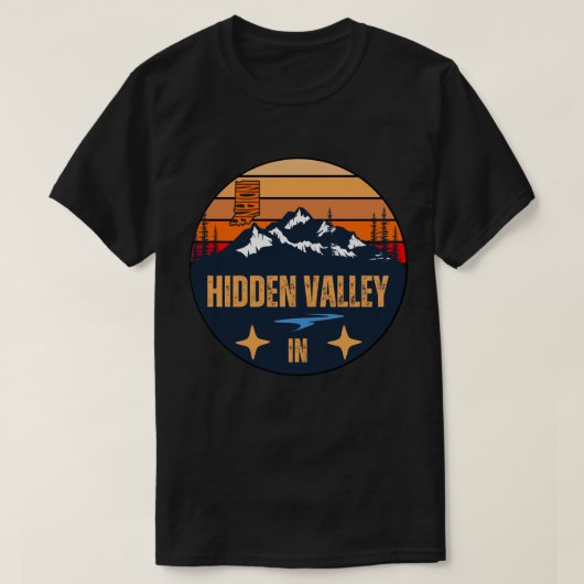 Verborgen Vallei, Indiana T-shirt (Design voorkant)
