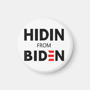 VERBORGEN VAN BIDEN grappige meme politieke Joe Ca Magneet