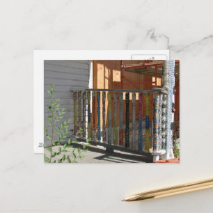 Verborgen verlaten huis in Iowa Briefkaart