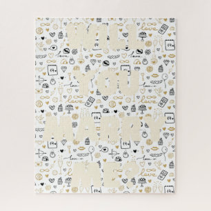 Verborgen Verloving Jigzaag Puzzle Legpuzzel