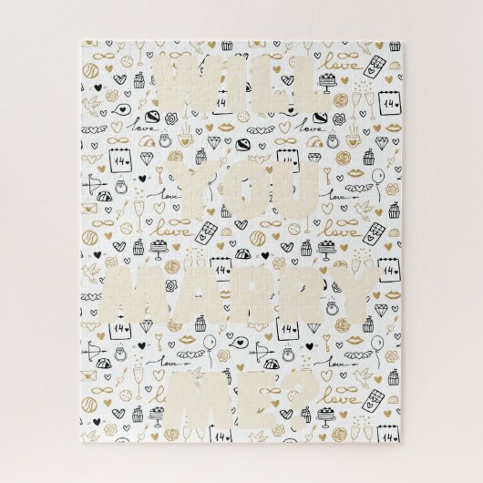 Verborgen Verloving Jigzaag Puzzle Legpuzzel (Verticaal)