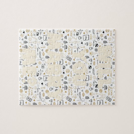 Verborgen Verloving Jigzaag Puzzle Legpuzzel (Horizontaal)