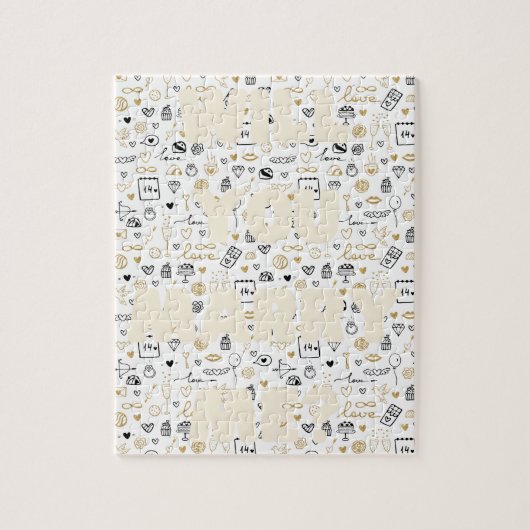 Verborgen Verloving Jigzaag Puzzle Legpuzzel (Verticaal)