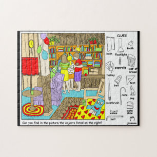 Verborgen voorwerpen puzzel voor vrienden