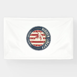 Verborgen vrijheid Patriotisch Patriotisch Optisch Spandoek