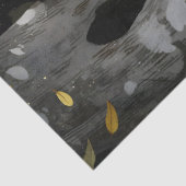 Verborgen wasbeer grillige illustratie Decoupage Tissuepapier (Detail)