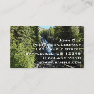 Verborgen Waterval in Grand Teton National Park Visitekaartje