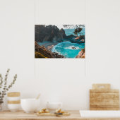 Verborgen Waterval – Kustsereniteit Poster (Keuken)
