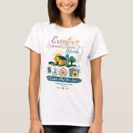 Verborgen Watervallen Boerderij - Creatieve Verbin T-shirt