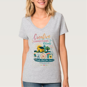 Verborgen Watervallen Boerderij - Creatieve Verbin T-shirt