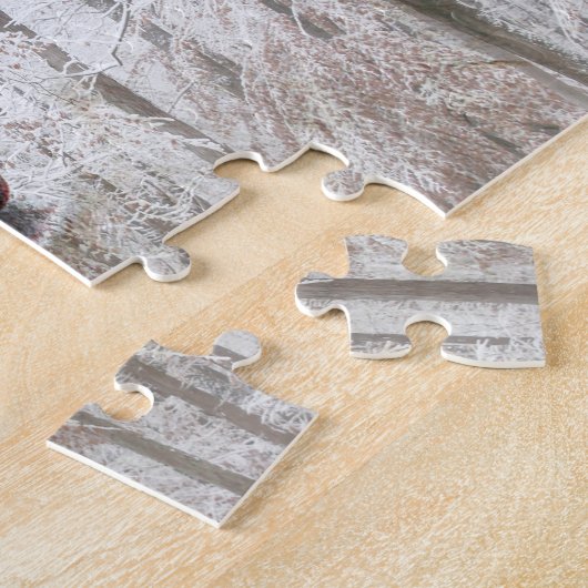 Verborgen Wolfgezicht Legpuzzel (Zijkant)