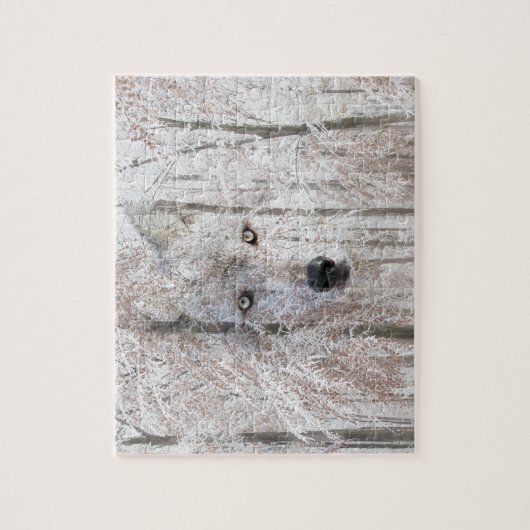 Verborgen Wolfgezicht Legpuzzel (Verticaal)