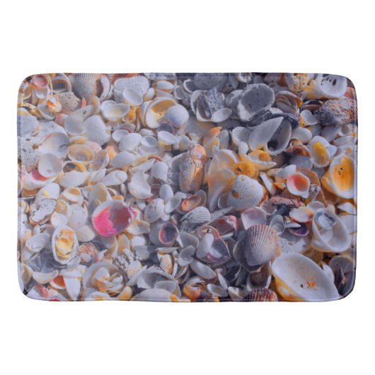 Verborgen Zee Shell-kleuren Badmat (Voorkant)