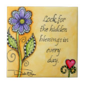 Verborgen zegeningen tegeltje (Voorkant)