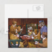 Verborgen! ("Zijn Station en vier Azen") Briefkaart (Voorkant / Achterkant)