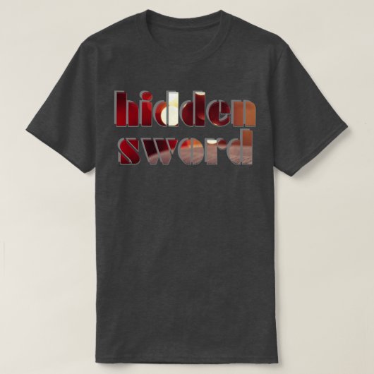 verborgen zwaard t-shirt (Design voorkant)