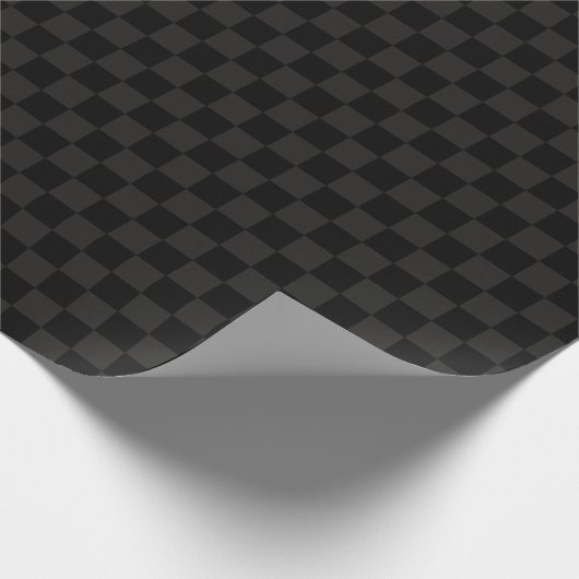 Verborgen zwart omslagpapier cadeaupapier (Hoek)