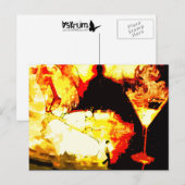 verbrand. briefkaart (Voorkant / Achterkant)