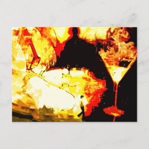 verbrand. briefkaart