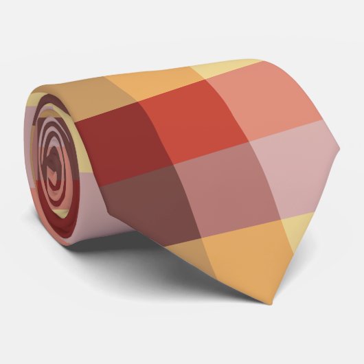 Verbrand bruin in de herfst stropdas (Opgerold)