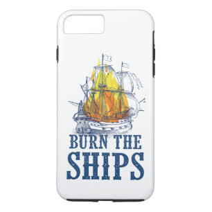 Verbrand de schepen, For King and Country, fan art iPhone 8/7 Plus Hoesje