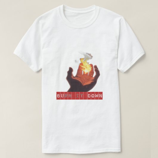 Verbrand het t-shirt (Design voorkant)