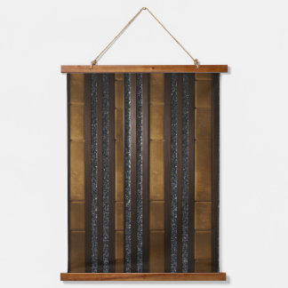 Verbrand Hout Akoestische Panelen Hangend Wandkleed
