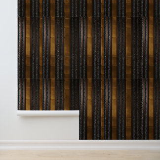 Verbrand hout akoestische panelen - zelfklevende b behang
