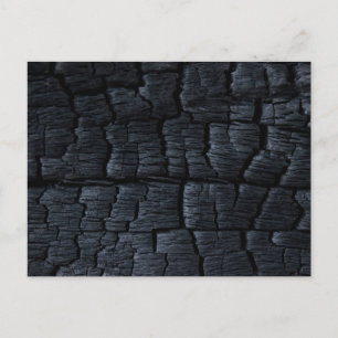 Verbrand Hout Textuur Briefkaart