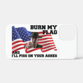 Verbrand mijn vlag niet Case-Mate iPhone case (Achterkant (horizontaal))