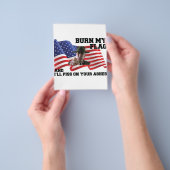 Verbrand mijn vlag niet flyer (Hand)