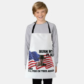 Verbrand mijn vlag niet schort (Gedragen)