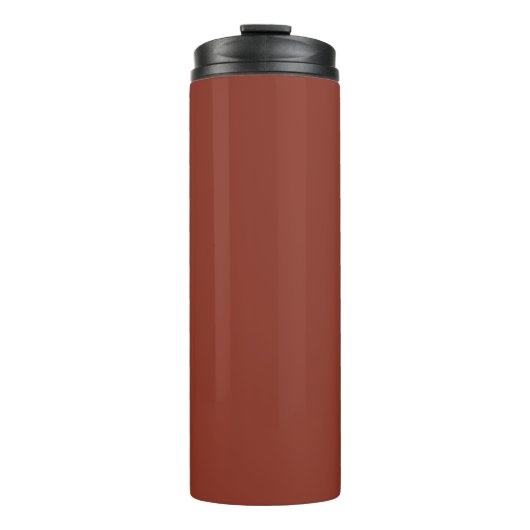 Verbrand nummer (effen kleur) thermosbeker (Voorkant)