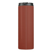 Verbrand nummer (effen kleur) thermosbeker (Achterkant)