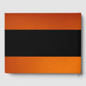 Verbrand Oranje Aangepast Gastenboek (Achterkant)