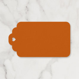 Verbrand Oranje Cadeaulabels