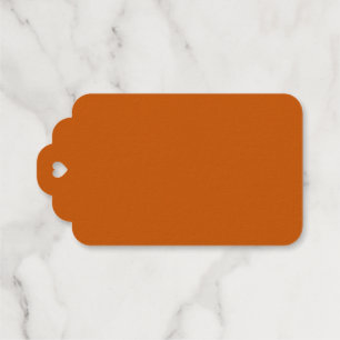 Verbrand Oranje Cadeaulabels