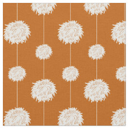 Verbrand Oranje Cheerleader Pom Pom Pattern Stof