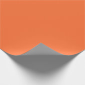 Verbrand Oranje Effen Kleur Cadeaupapier (Hoek)