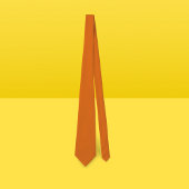 verbrand oranje effen kleur no2 stropdas